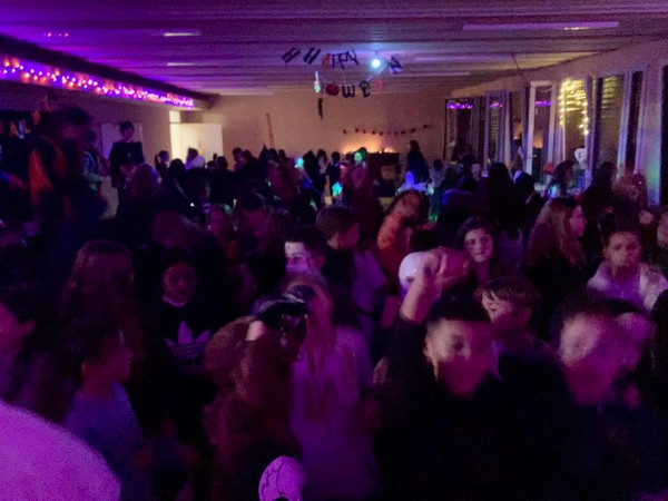 Partystimmung auf der Halloweenparty Partystimmung auf der Halloweenparty