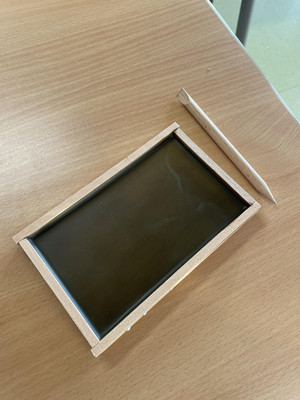 Fertige Wachstafel