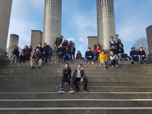 Gruppenbild beim Hafentempel